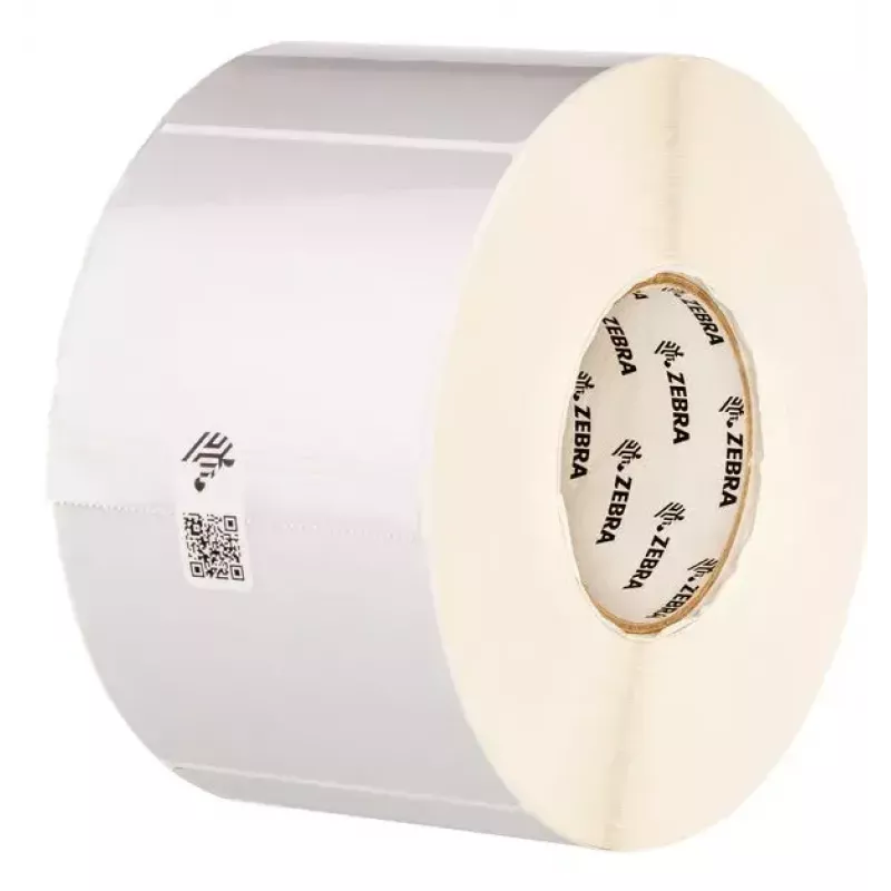 Die-cut label Zebra Z-Ultimate 3000T Silver Permanent Adhesive