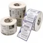 Die-cut label Zebra Z-Ultimate 3000T Silver Permanent Adhesive
