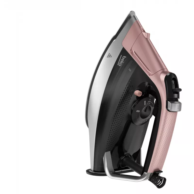 Beko SIM8130P iron Steam iron SoftGlide 3000 W Pink, White