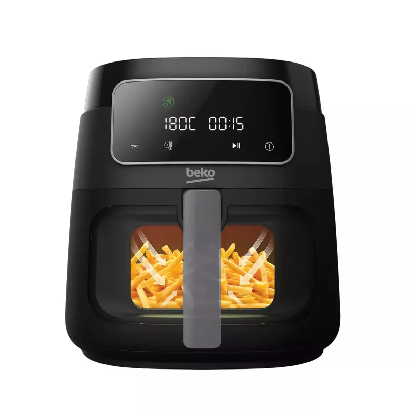 Hot air fryer BEKO FRL3374B 7.6L 1750W Black touch control, 9 programs, 35–200°C