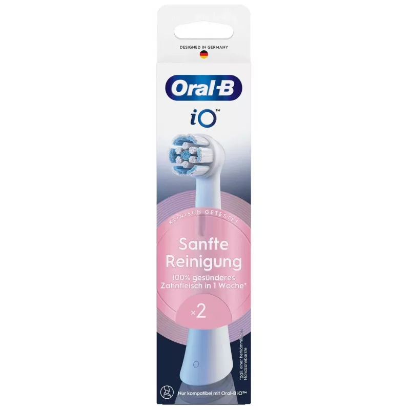 Electric toothbrush replacement heads Oral-B iO Gentle Cleaning White, 2-pack