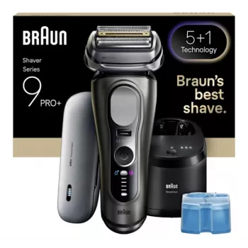 Foil shaver Braun Series 9 Pro+ 9675cc Grey Silver Stainless Steel