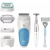 Braun Silk-épil 5 810 +Gillette Venus Trimmer 28 tweezers Blue, White