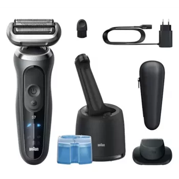 Foil shaver Braun Series 7 72-C7200CC Black Stainless steel Lithium-Ion