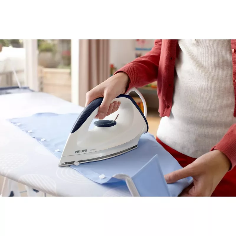 Philips GC160/02 Dry iron, Dry iron, DynaGlide soleplate, 1.8 m, White, 1200 W