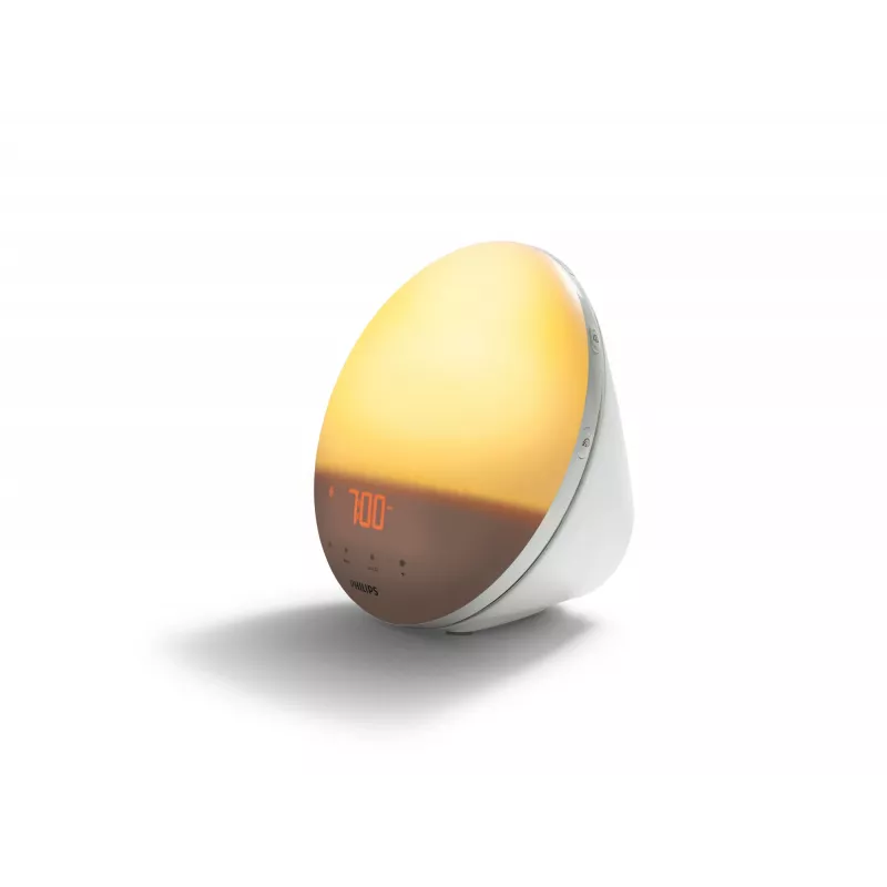 Wake-up light Philips SmartSleep HF3531/01 — LED sunrise alarm, 300 lx, 7 sounds, 9 min snooze