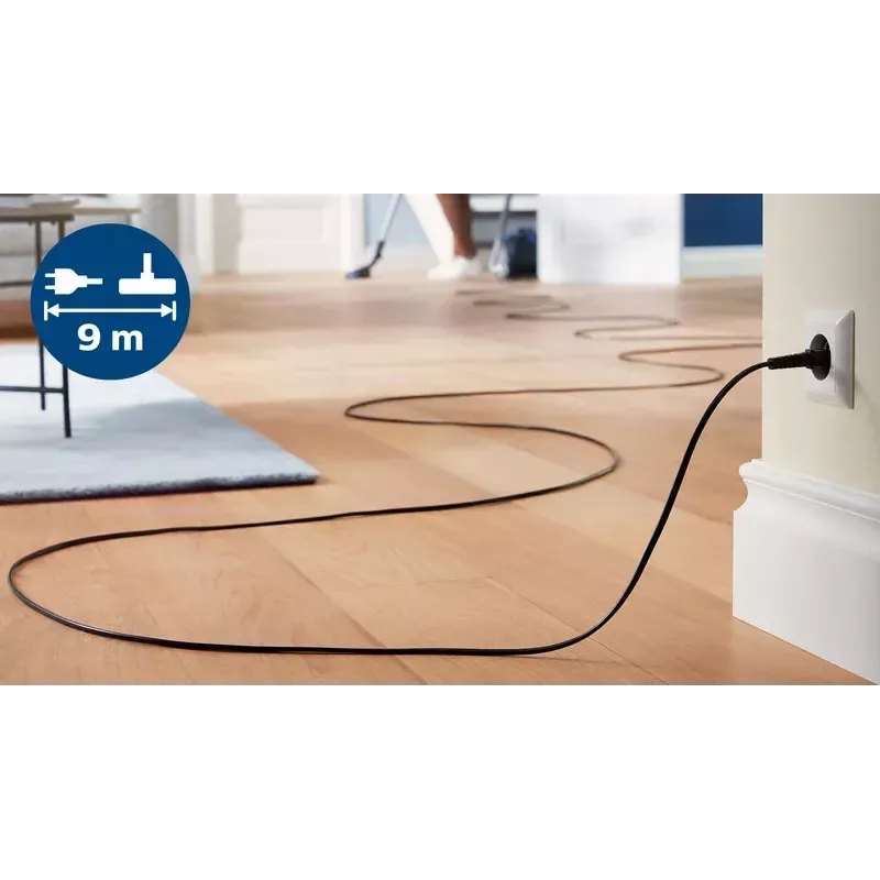 Philips PowerGo FC8244/09 Cylinder Vacuum Cleaner, 900 W, 3 L, Cashmere Grey