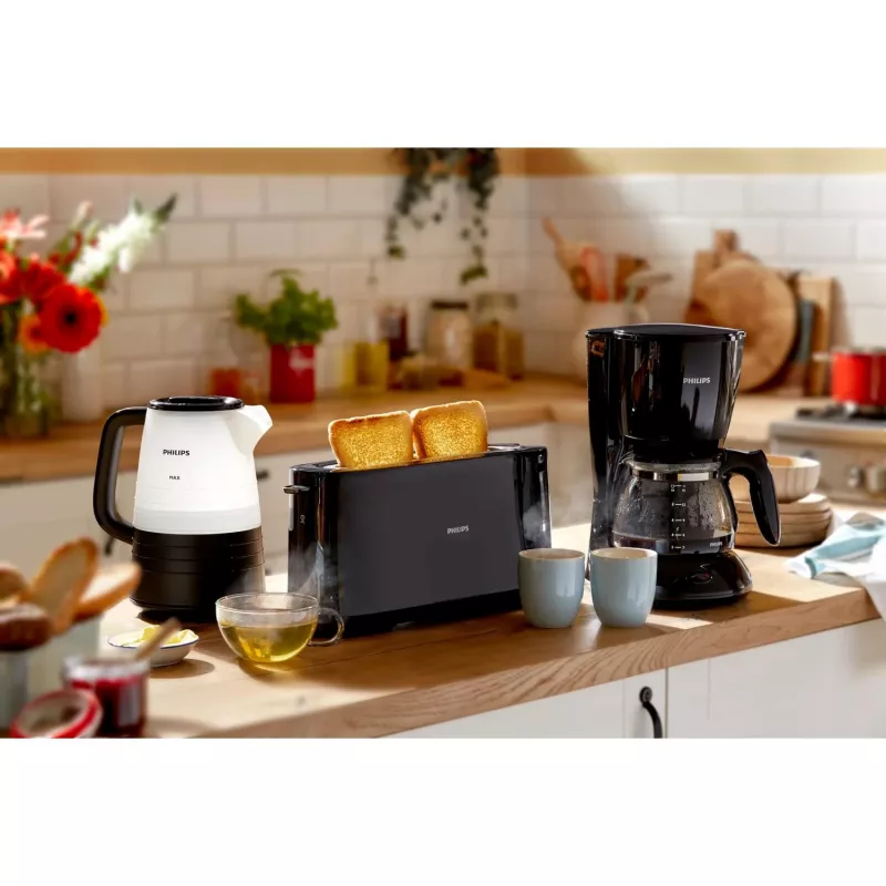 Philips Daily Collection HD2590/90 Toaster - long slot, black