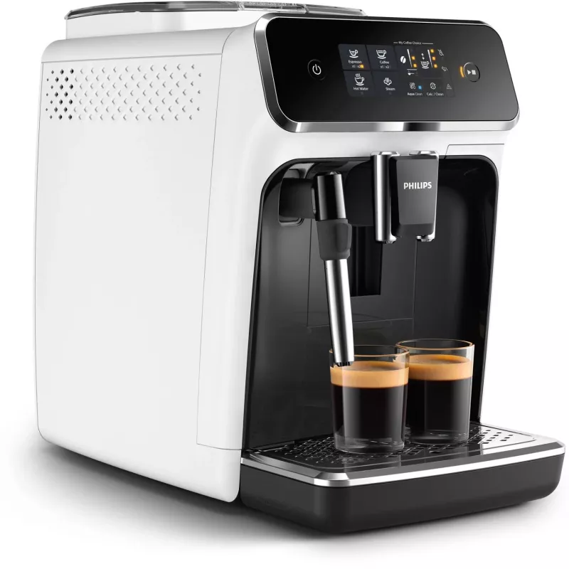 Espresso machine Philips Series 2200 EP2223/40 fully-automatic, 1.8 L water tank, built-in grinder, 2 spouts, 1500 W, black