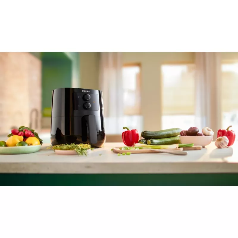 Philips 3000 series HD9200/90 Airfryer L, Hot air fryer, 4.1 L, 0.8 kg, Rapid Air, 80 °C, 200 °C