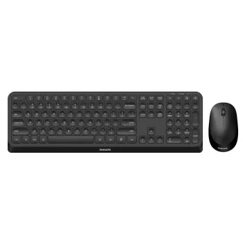 Philips 3000 series SPT6307B/31 keyboard Mouse included Universal RF Wireless QWERTY English Black