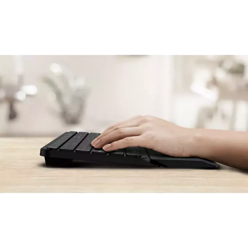 Philips 6000 series SPT6607B/31 keyboard Mouse included Universal RF Wireless + Bluetooth Black