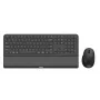 Philips 6000 series SPT6607B/31 keyboard Mouse included Universal RF Wireless + Bluetooth Black