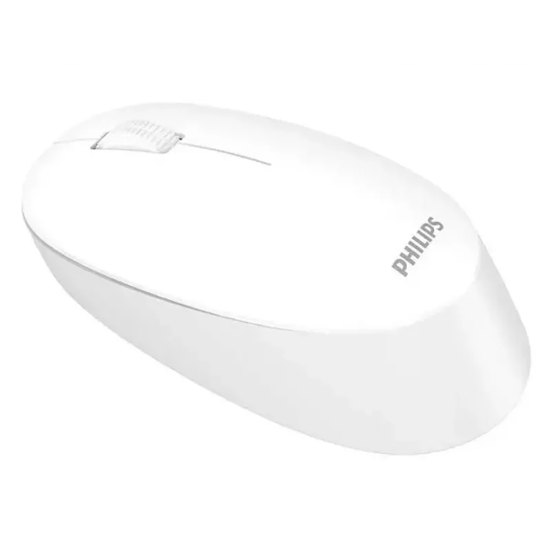 Wireless Ambidextrous Optical Mouse Philips SPK7307WL/00 — RF Wireless, 1600 DPI, 3 Buttons, White