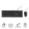 Trust Primo keyboard Mouse included Universal USB AZERTY Belgian Black