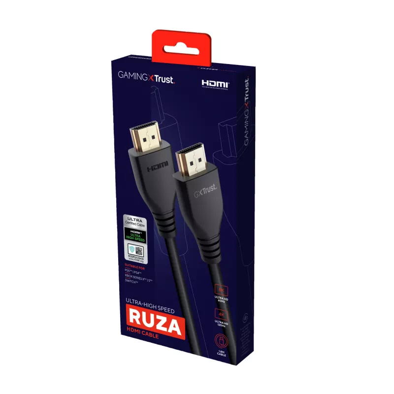 Trust GXT 731 Ruza HDMI cable 1.8 m HDMI Type A (Standard)