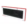 Trust Primo keyboard Universal USB AZERTY Belgian Black