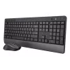 Trust TKM-450 Comfort Wireless Keyboard & Mouse Set, Full-size (100%), Wireless, RF Wireless, QWERTY, Black, Mouse included
