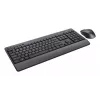 Trust TKM-450 Comfort Wireless Keyboard & Mouse Set, Full-size (100%), Wireless, RF Wireless, QWERTY, Black, Mouse included