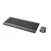 Trust TKM-450 Comfort Wireless Keyboard & Mouse Set, Full-size (100%), Wireless, RF Wireless, QWERTY, Black, Mouse included