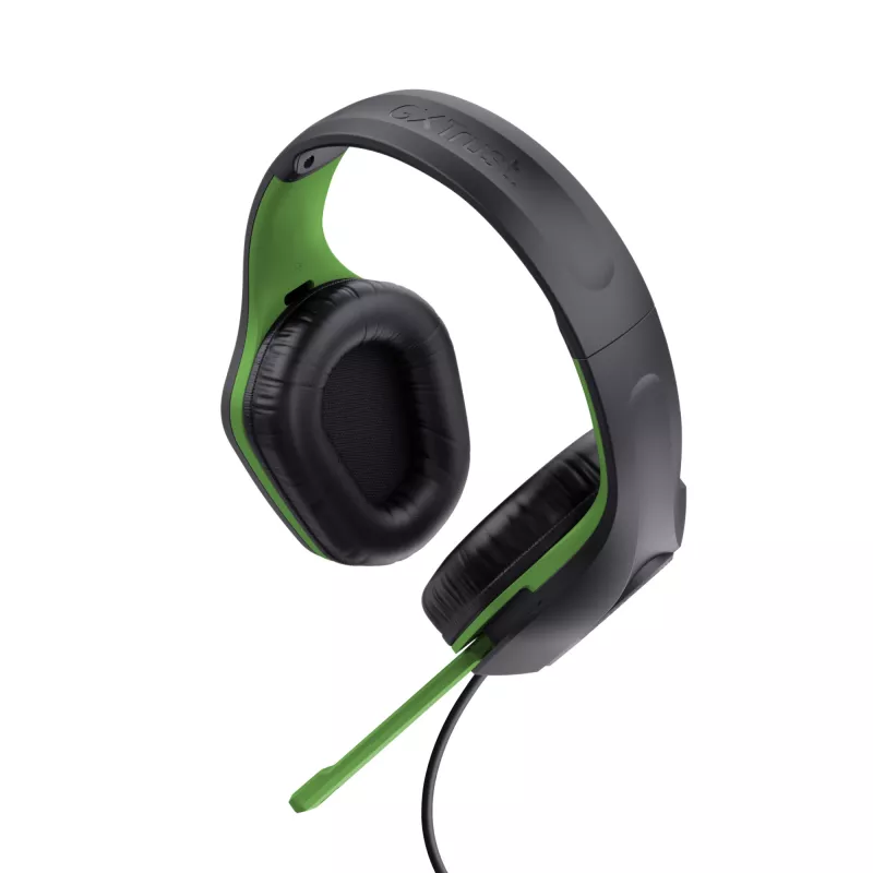 Trust GXT 415X ZIROX Headset Wired Head-band Gaming Black, Green