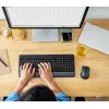 Trust Trezo keyboard Mouse included Office RF Wireless AZERTY Belgian Black