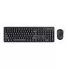Trust Ody II keyboard Mouse included Office RF Wireless AZERTY Belgian Black