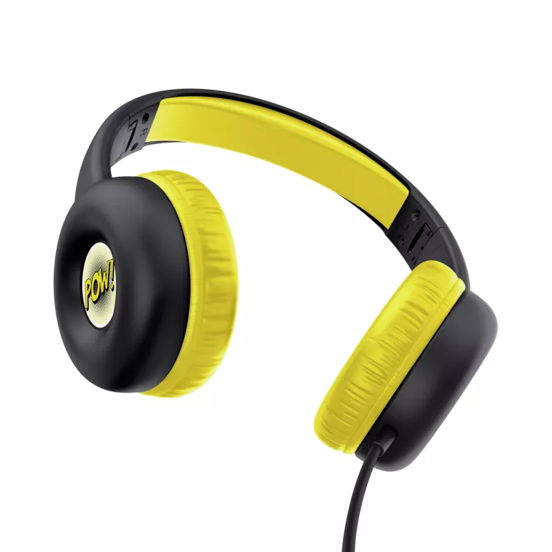 Trust Nouna Headset Wired Head-band Calls/Music Black, Yellow