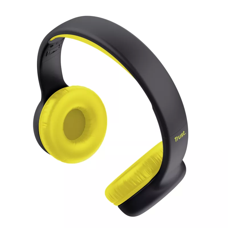 Trust Nouna Headset Wired Head-band Calls/Music Black, Yellow