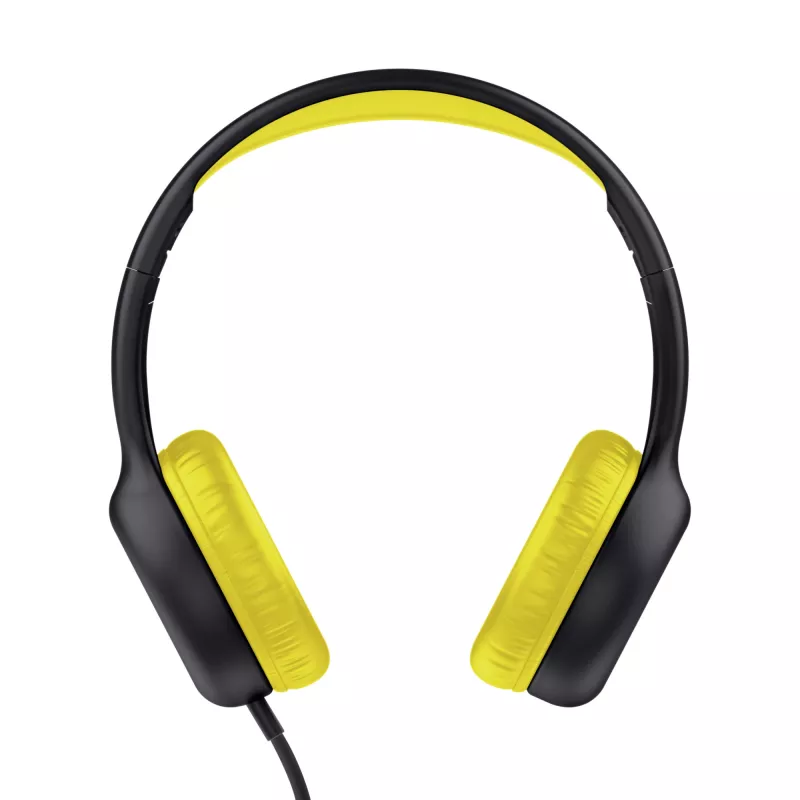 Trust Nouna Headset Wired Head-band Calls/Music Black, Yellow