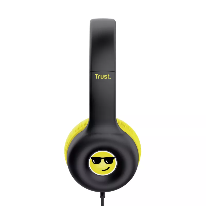Trust Nouna Headset Wired Head-band Calls/Music Black, Yellow