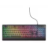 Trust GXT 792 Quadrox keyboard Mouse included Gaming USB QWERTY Belgian Black