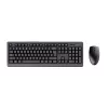 Wireless keyboard and mouse set TRUST Primo – full-size QWERTY membrane keyboard, RF wireless, black, includes mouse