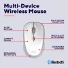 Trust Yvi+ mouse Universal Ambidextrous RF Wireless + Bluetooth Optical 1600 DPI