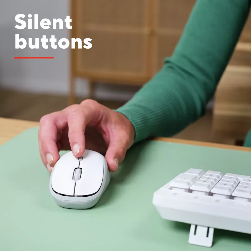 Trust Yvi+ mouse Universal Ambidextrous RF Wireless + Bluetooth Optical 1600 DPI