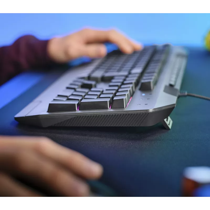 Trust GXT 836 Evocx keyboard Gaming USB AZERTY Belgian Black