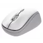 Wireless Optical Mouse TRUST Yvi+ — Ambidextrous, RF Wireless, 1600 DPI, 4 Buttons, White