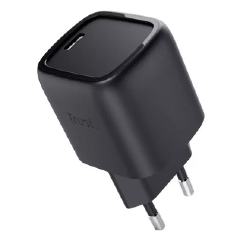 Charger Trust Maxo 30W USB-C GaN Charger Indoor Fast Charging Black