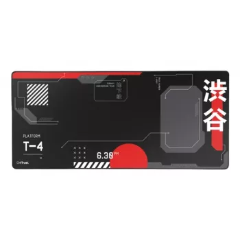 Gaming mouse pad TRUST GXT 759 XXL — 900×400 mm, PET, black/red