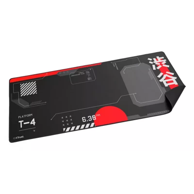 Gaming mouse pad TRUST GXT 759 XXL — 900×400 mm, PET, black/red