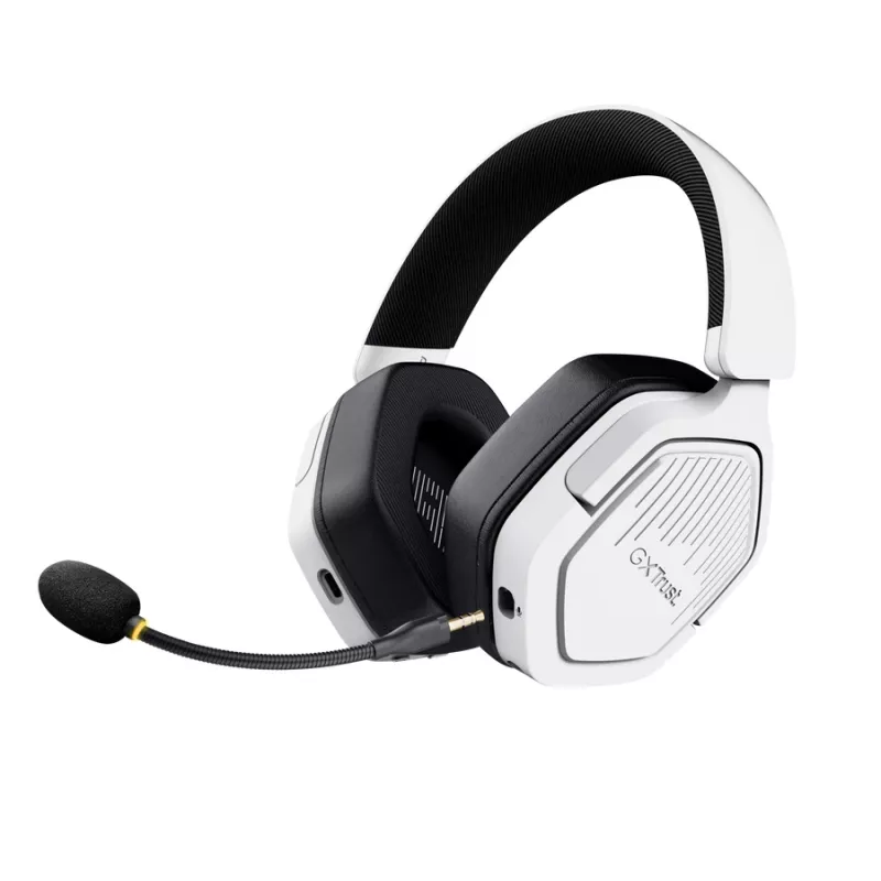 Trust GXT 493PS Carus Headset Wired & Wireless Head-band Gaming Bluetooth White