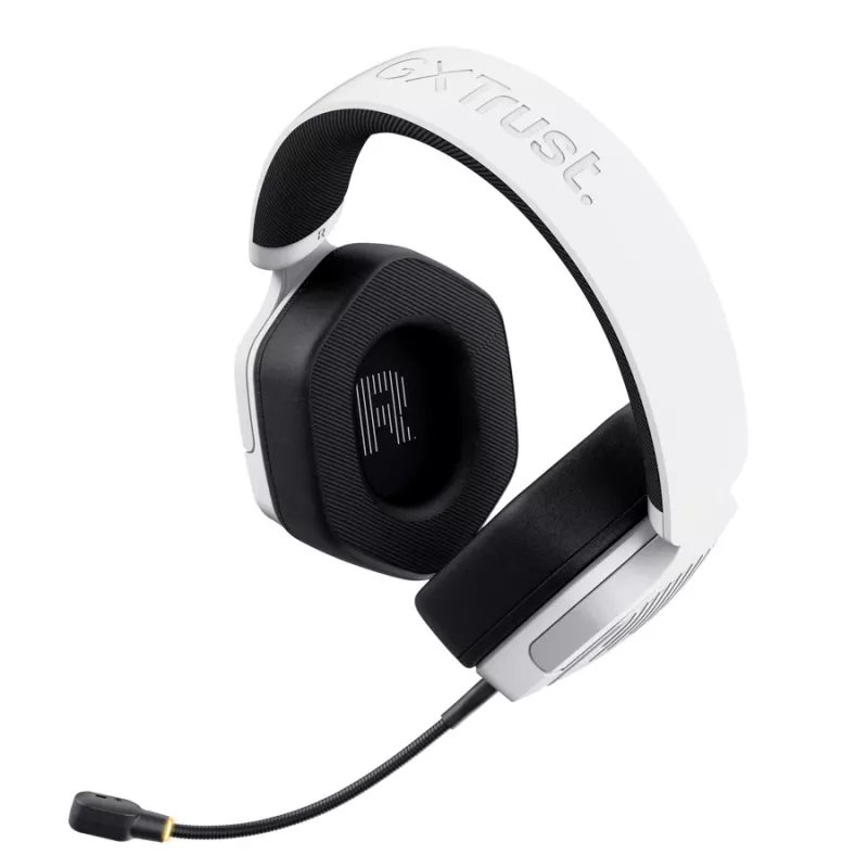 Trust GXT 493PS Carus Headset Wired & Wireless Head-band Gaming Bluetooth White