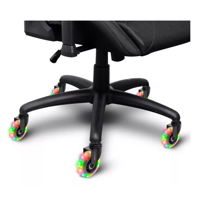 Gaming chair caster wheels TRUST GXT 701 LED gel wheels for swivel chairs, set of 5