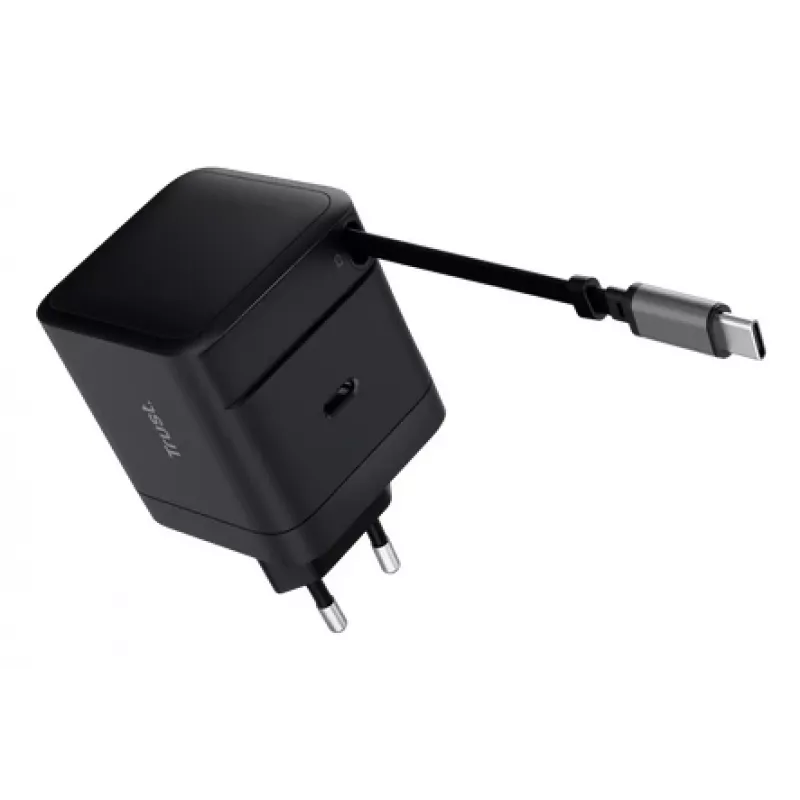 TRUST Charger Maxo 65W USB-C with 67 cm retractable cable