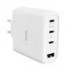 TRUST Maxo 65W indoor AC fast charger, 3x USB-C, 20V max, 2 m cable, white