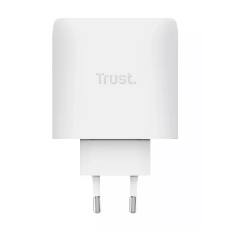 TRUST Maxo 65W indoor AC fast charger, 3x USB-C, 20V max, 2 m cable, white