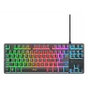Trust GXT 833 Thado TKL keyboard Gaming USB AZERTY Belgian Black