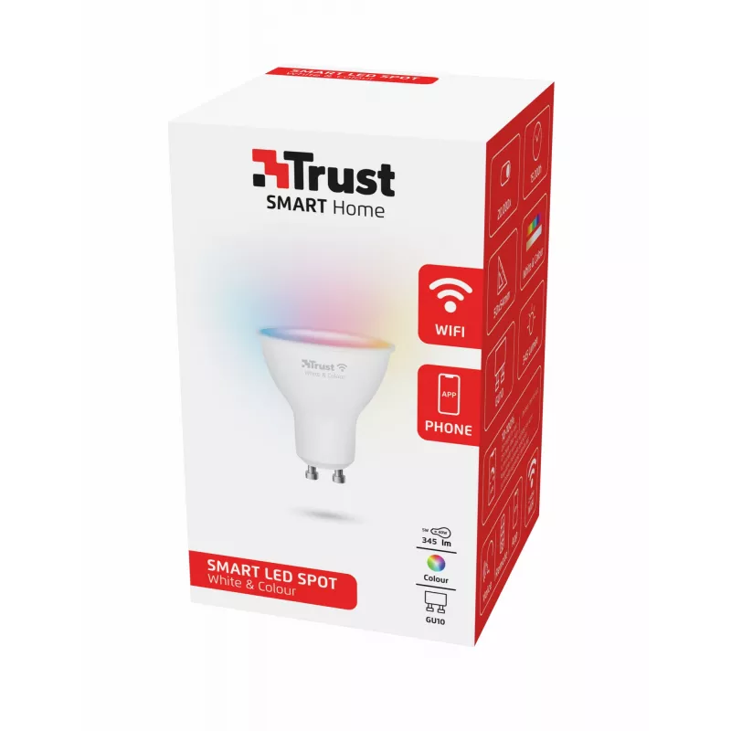Smart bulb Trust 71279 Wi-Fi White 50x50x54 mm
