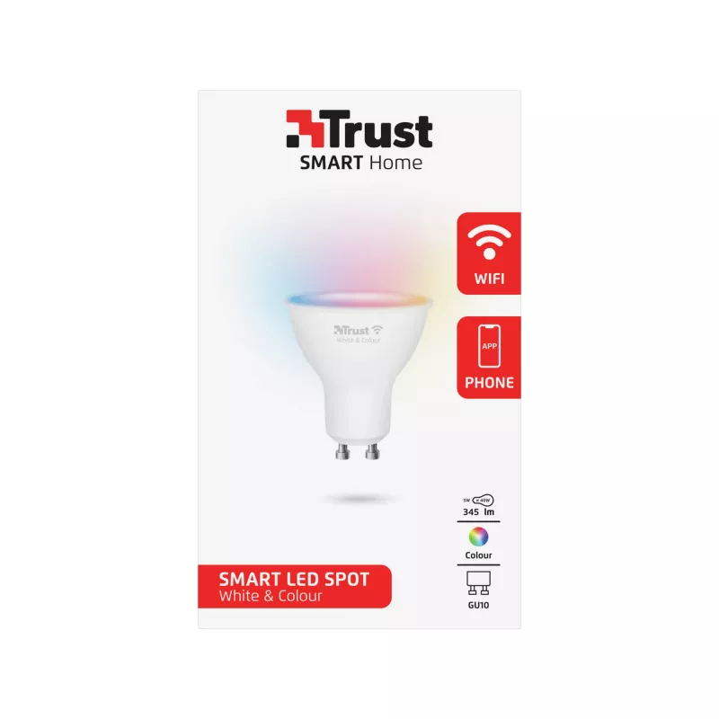 Smart bulb Trust 71279 Wi-Fi White 50x50x54 mm