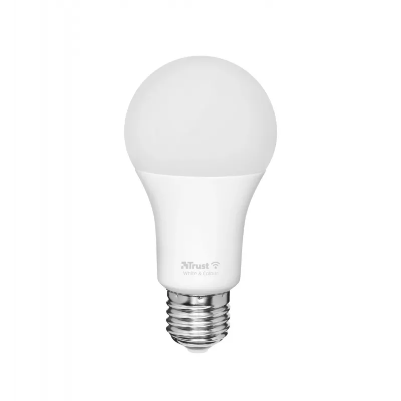 Smart bulb TRUST 71281 — Wi‑Fi, E27 fitting, white, 60×60×108 mm